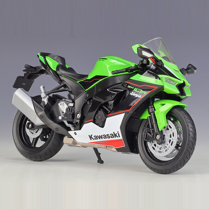1:12 Kawasaki Ninja ZX-10R Motorcycle Model Diecast Toy Vehicle