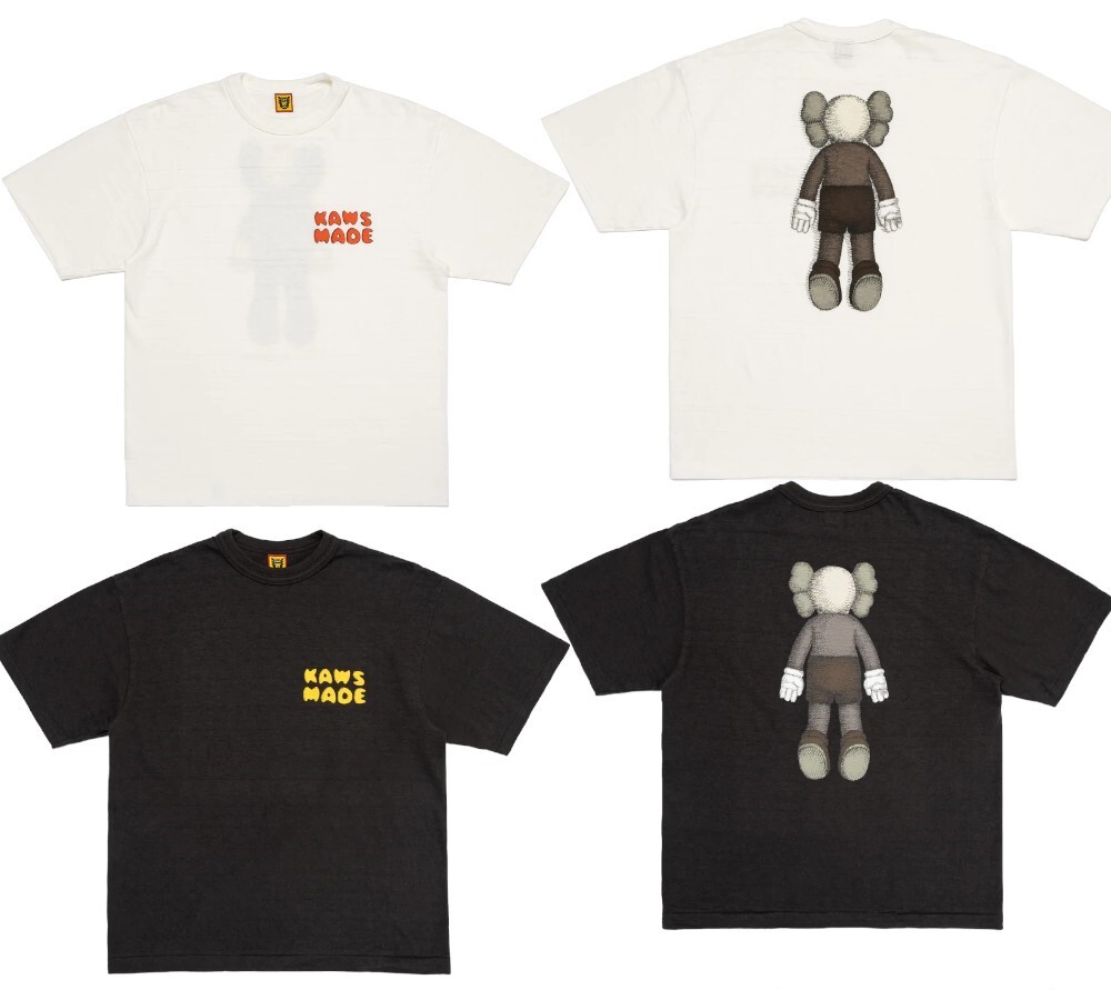 HUMAN MADE KAWS MADE GRAPHIC T-SHIRT #3 White Black XX27TE016 S