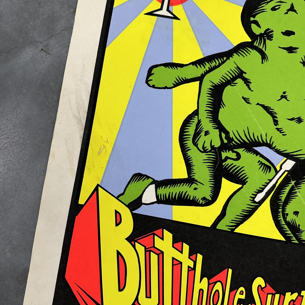 Nirvana butthole surfers ポスター ニルヴァーナ レア Nirvana