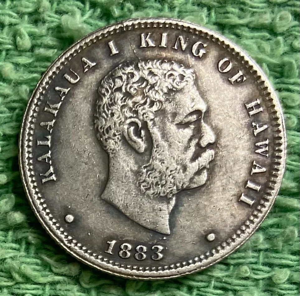 ハワイ王国 カラカウア王1ドル銀貨(1883年)』
