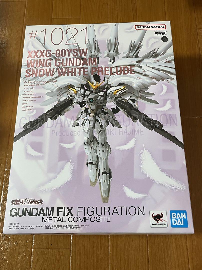XXXG-00YSW WING GUNDAM SNOW WHITE PRELUDE GUNDAM FIX FIGURATION