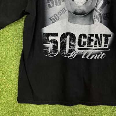 G-UNIT 50CENT Tシャツ HIP HOP ブラック G-Unit 50cent RAP Tシャツ G