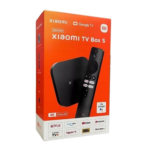 Xiaomi Mi Box S 2nd Gen 4K Android TV HDR Wireless Smart Streaming