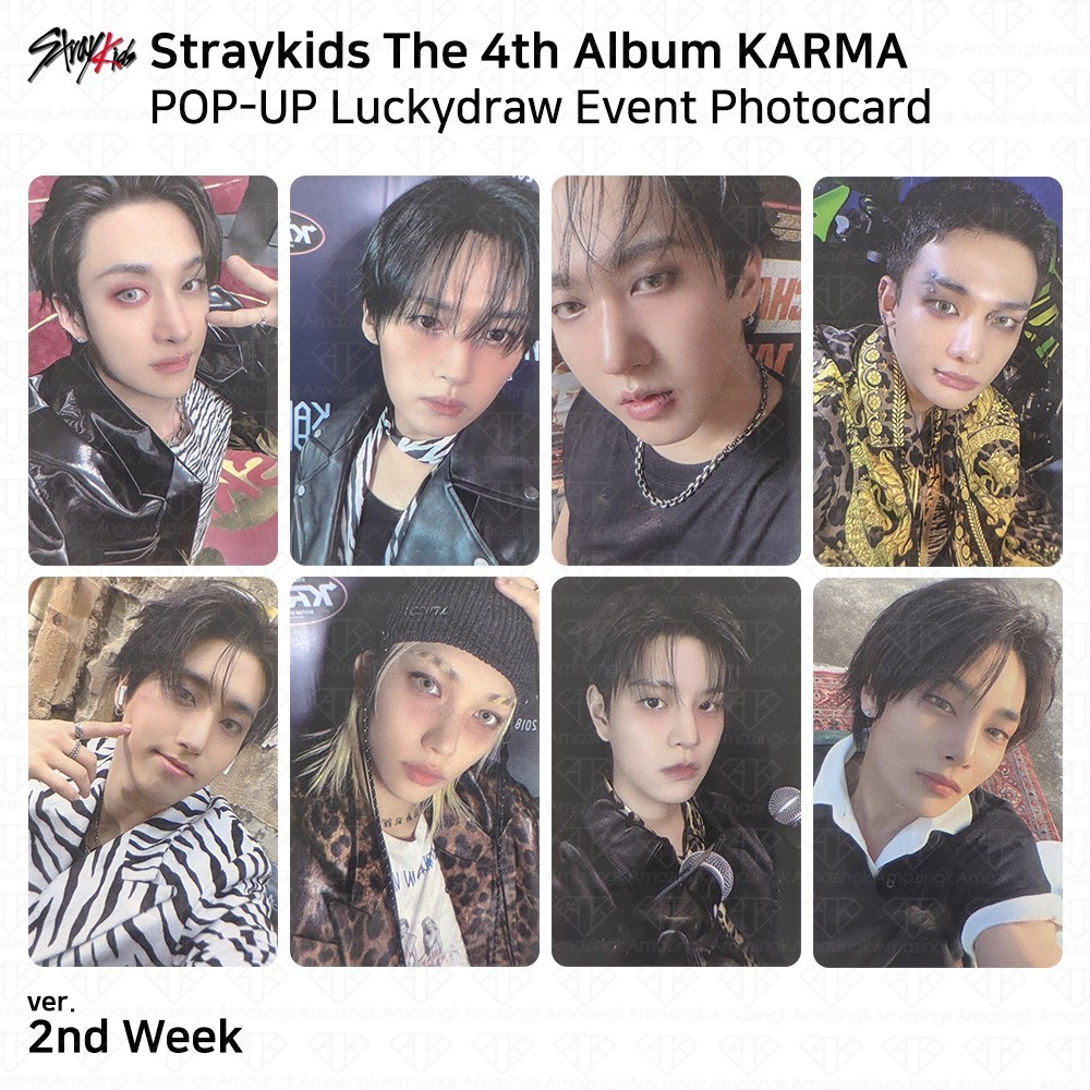 Stray Kids 4th Album Karma POP-UP STORE 2nd Week LuckyDraw
