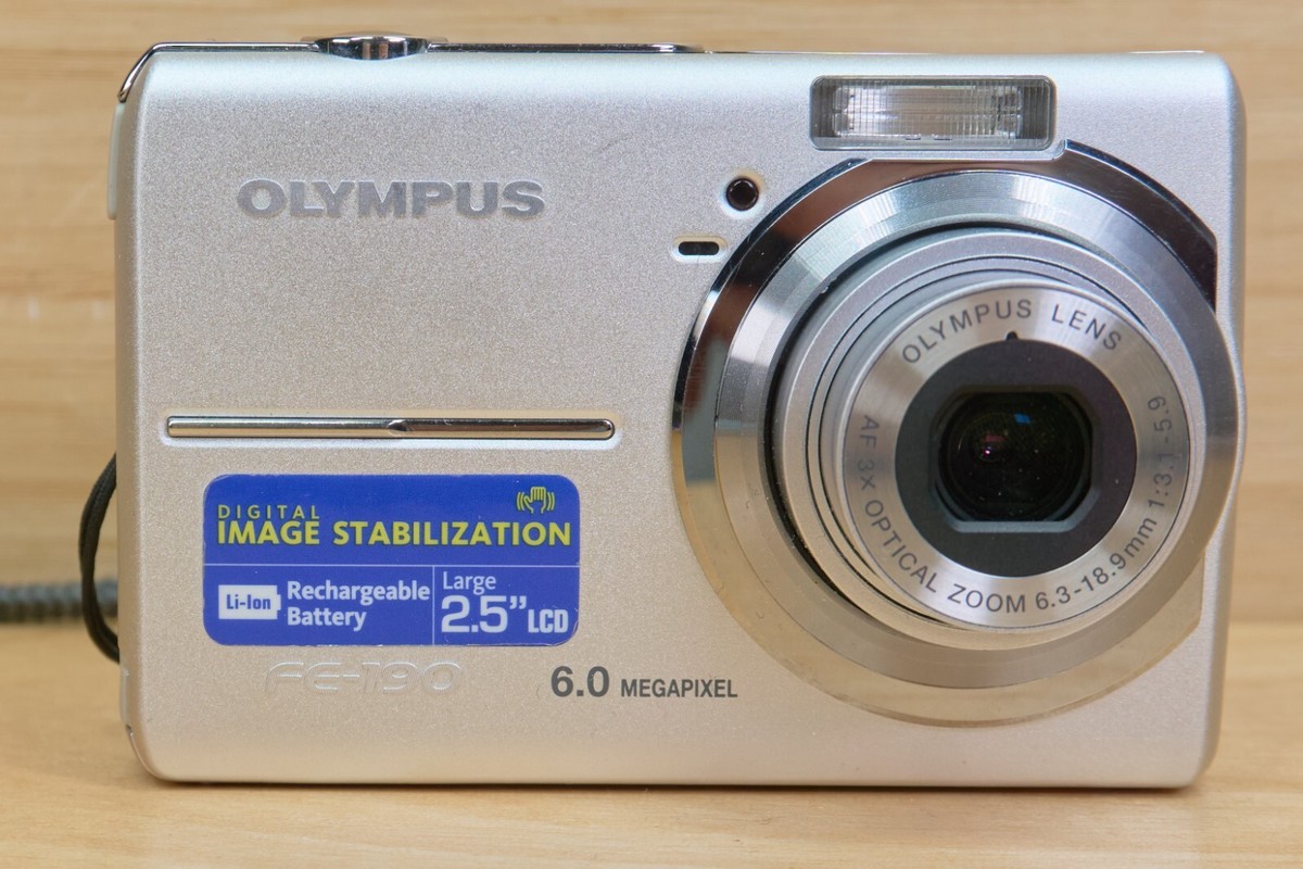 Olympus FE 190 6MP Digital camera, 3X Optical Zoom | eBay