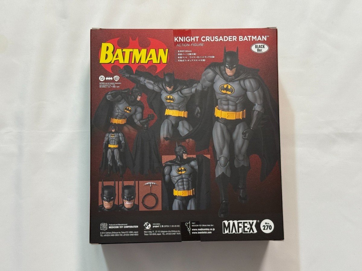 MAFEX No.270 MAFEX KNIGHT CRUSADER BATMAN BLACK Ver. MEDICOM TOY