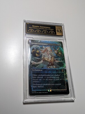 MTG- Greater Auramancy (Anime Borderless Confetti Foil)-Wilds of