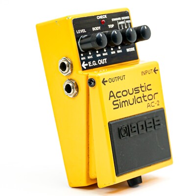 Boss AC-2 Acoustic Simulator Pedal for Electric Guitar - Change up