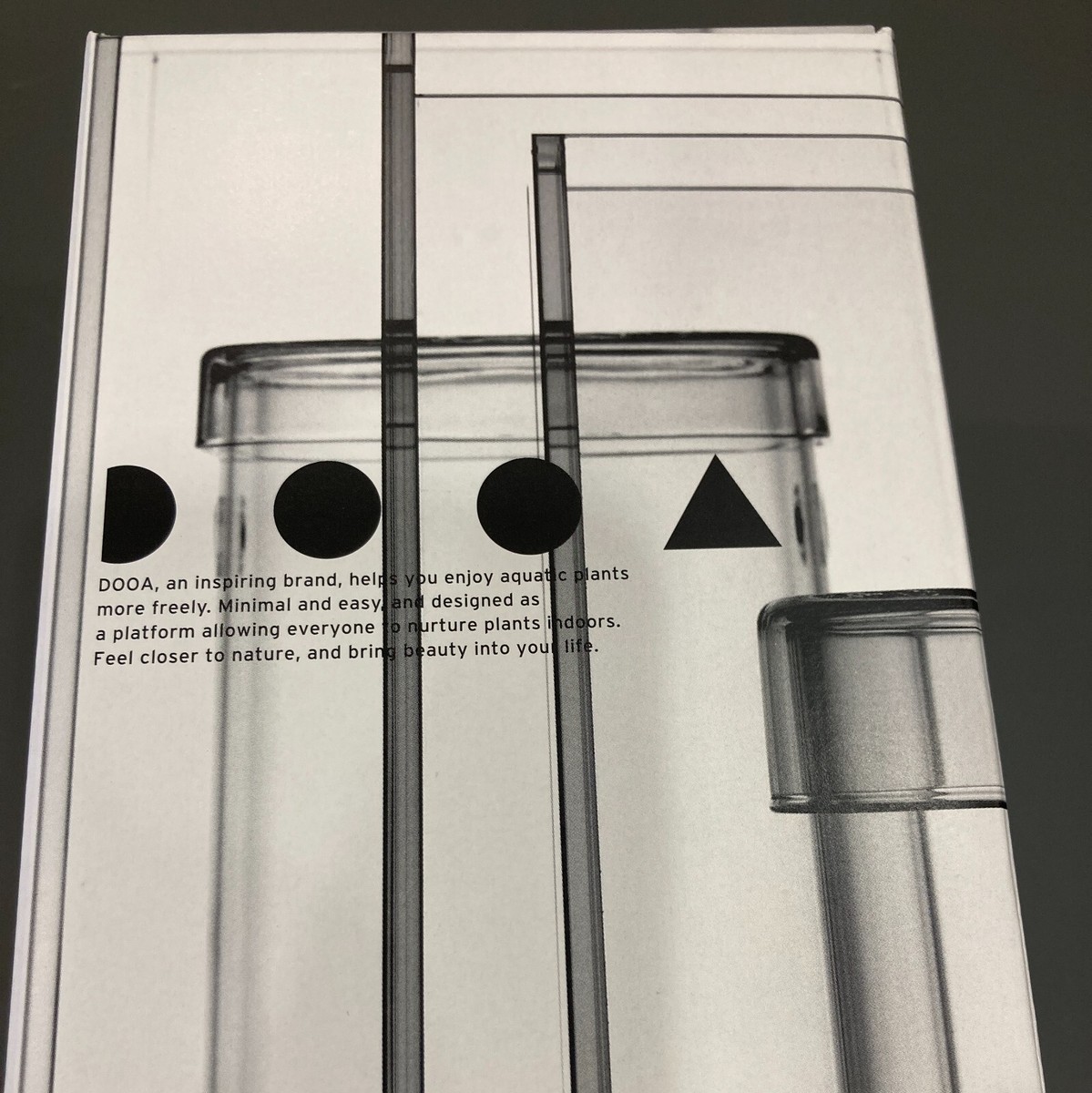 ADA Lab DOOA Glass Pot KAKU 10x10x20cm - Aqua Design Amano - NEW