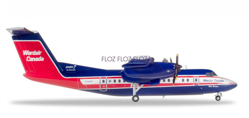 for Herpa for Wardair Canada De Havilland Canada for DHC-7 C-GXVF