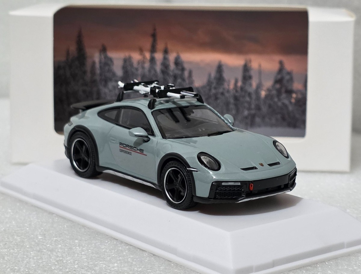 Porsche 911 992 Dakar Ice Experience with Ski 2024 1:43 Spark Wap