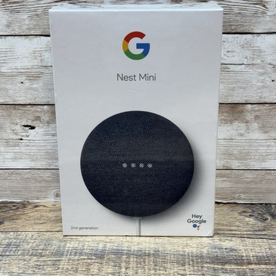 Google Nest Mini (2nd Generation) Smart Speaker - Chalk for sale
