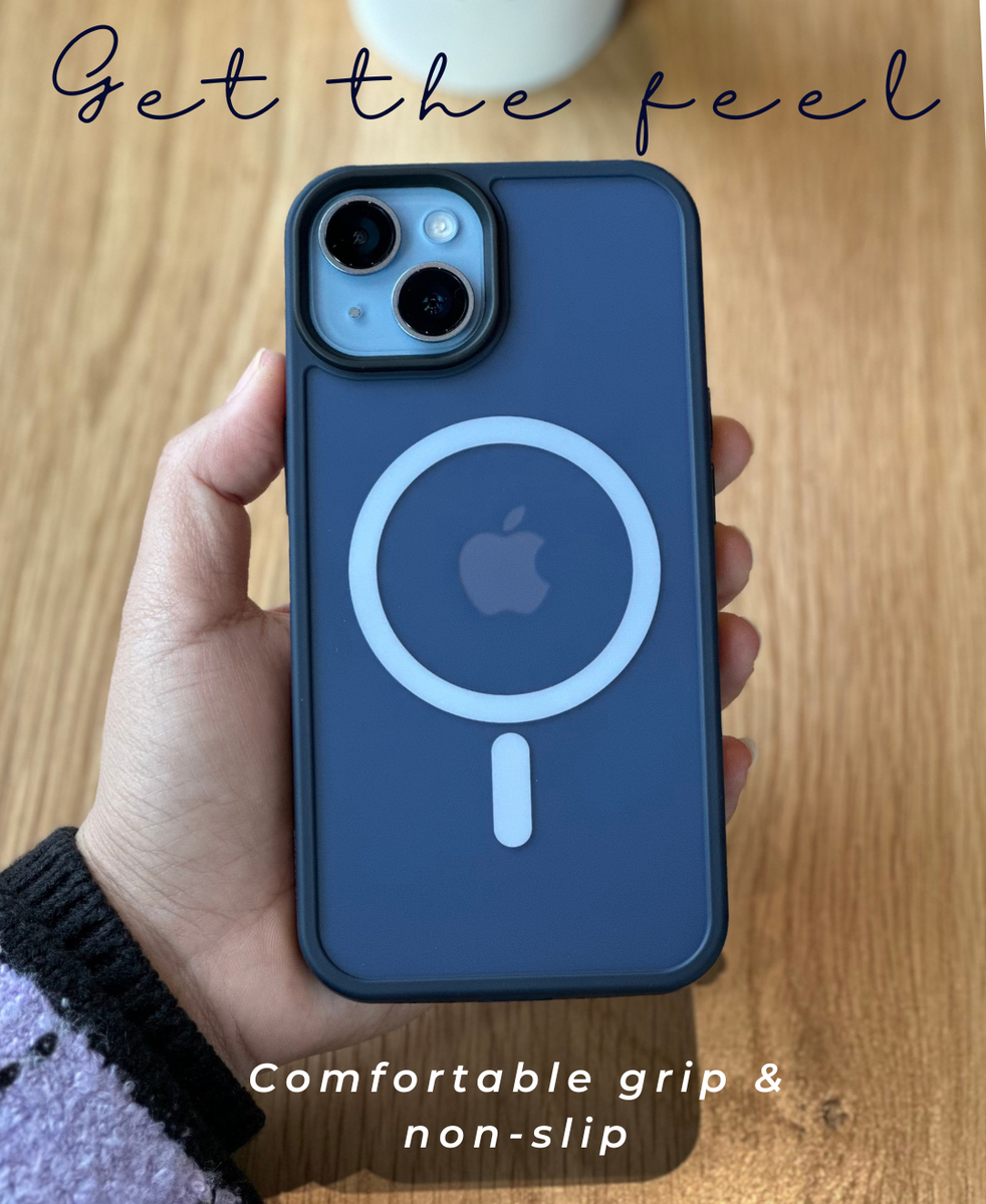 Case for Apple iPhone 14, Dark Blue, MagSafe Compatible