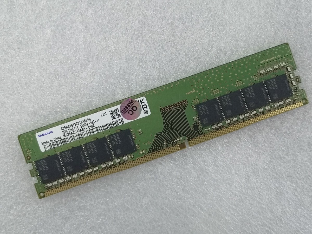 Samsung 16GB DDR4 3200 Desktop DIMM RAM 1Rx8 PC4-25600