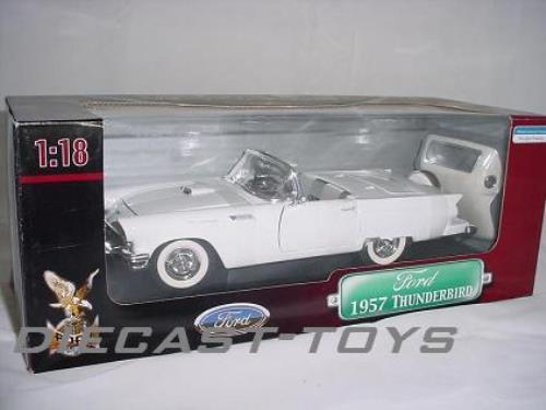 1:18 Yatming Ford Thunderbird '57 w/ Removable Top red, blue