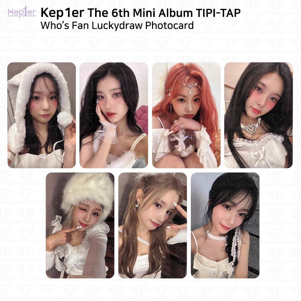 Kep1er The 6th Mini Album TIPI-TAP Who's Fan Luckydraw Photocard