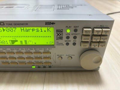 Yamaha MU1000 Tone Generator Sound Module with Adapter Used from