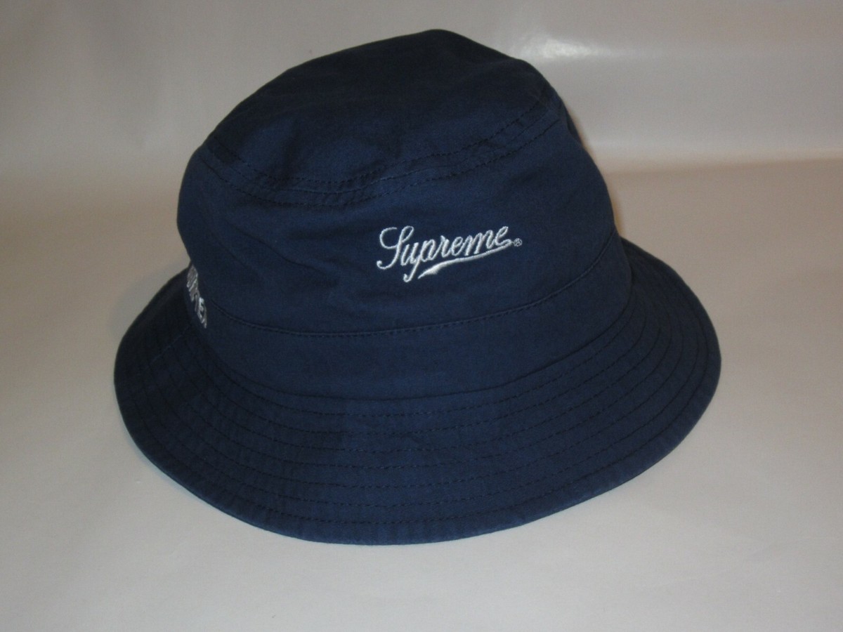 SUPREME NY GORE-TEX Crusher INDIGO BLUE Bucket Hat Small/Medium