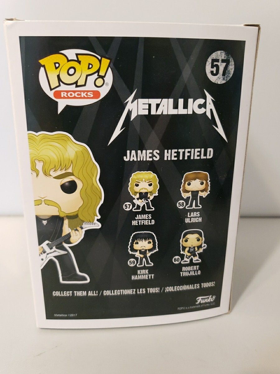 Funko Pop Rocks Metallica James Hetfield Vinyl Figure #57 | eBay