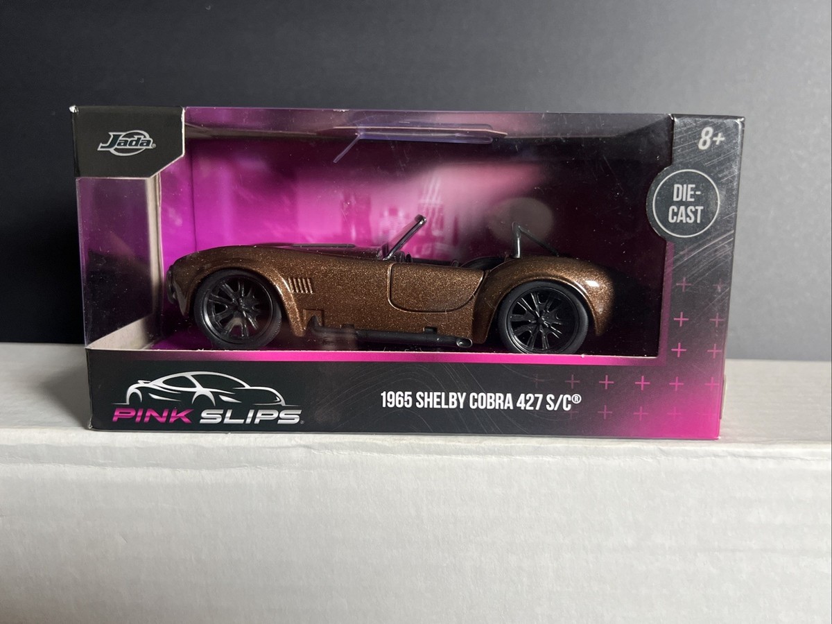 Jada Pink Slips Diecast 1965 Shelby Cobra 427 S/C Brown | eBay