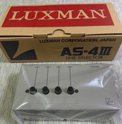 LUXMAN AS-4III Line Selector Switch Line Disc Treat Wiring