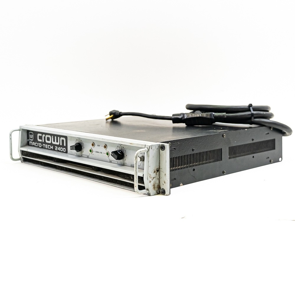 Crown社のパワーアンプ「Macro-Tech 2400」 2台セット Crown社のパワー