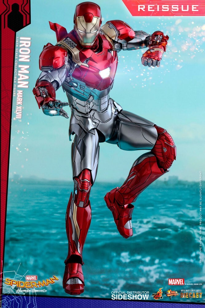 Spider-Man Iron Man Mark 47 XLVII Die Cast 1:6 32cm MMS427D19 Hot