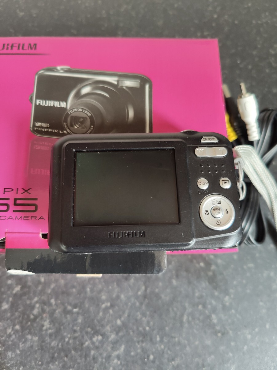 Fujifilm FinePix L55 12.0MP Digital Camera - Red for sale online