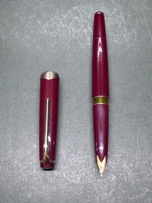 MONTBLANC No.12 Burgundy Bordeaux Vintage Fountain Pen Piston