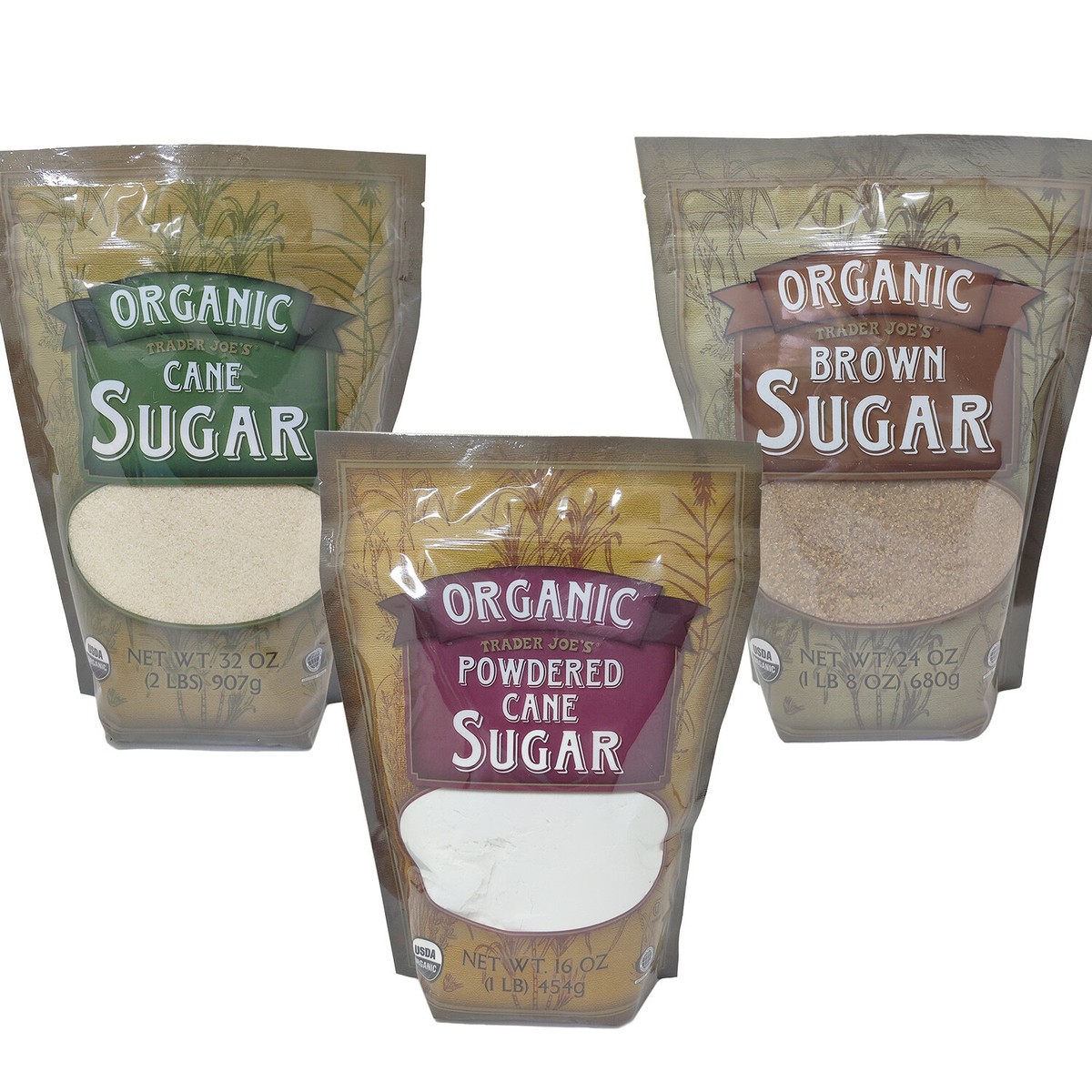 Trader Joe's Organic Cane Sugar - Brown Sugar - Powdered Cane
