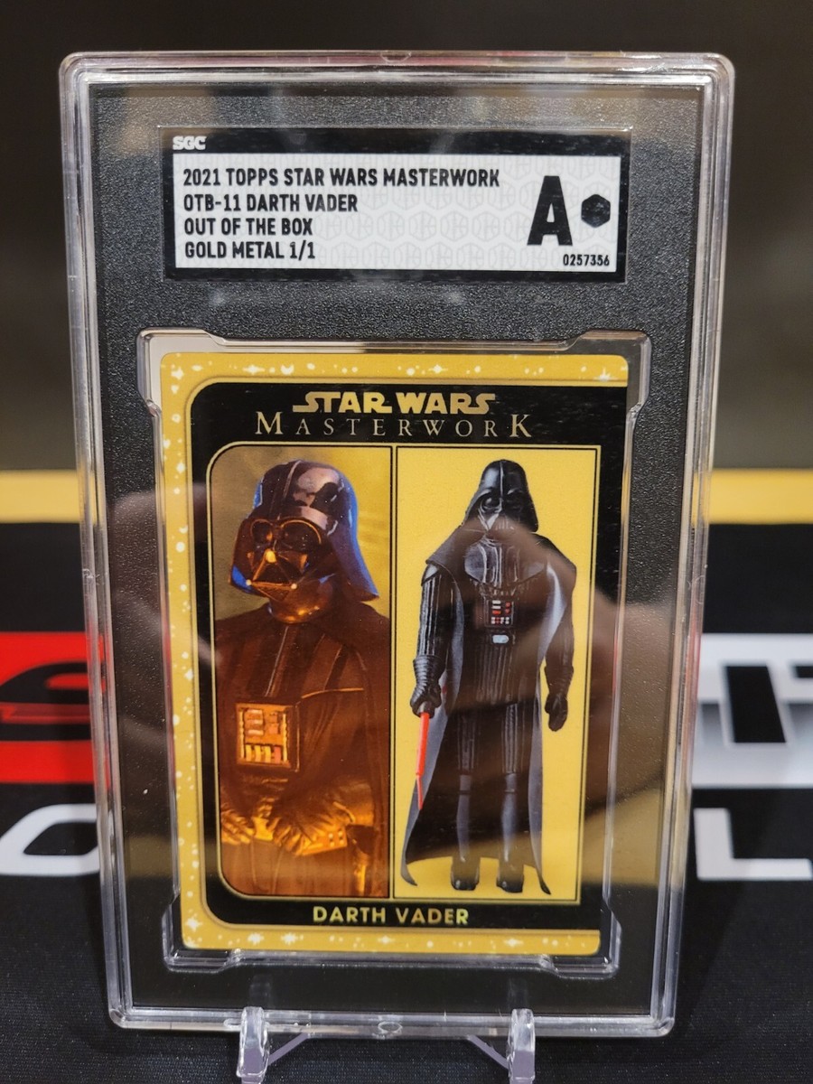 2021 Topps Star Wars Masterwork Out of the Box GOLD 1/1 Darth