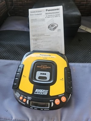 Panasonic Portable CD Player Mash Shock Wave SL-SW405 +