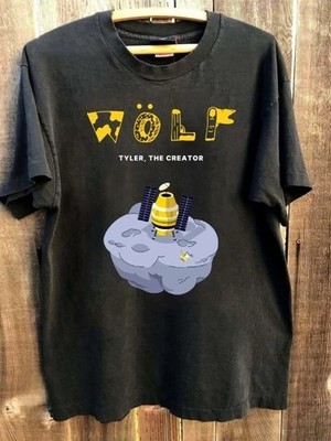 Tyler The Creator Wolf hip hop tour short sleeve Black color