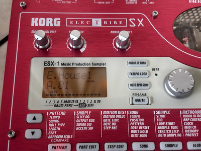 Korg ElecTribe SX ESX-1 SD Music Production Station w/ power
