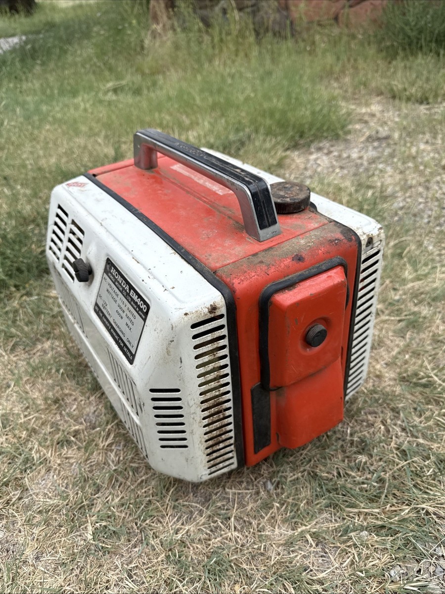 Parts Repair As Is Vintage Honda Em400 portable generator AC/DC