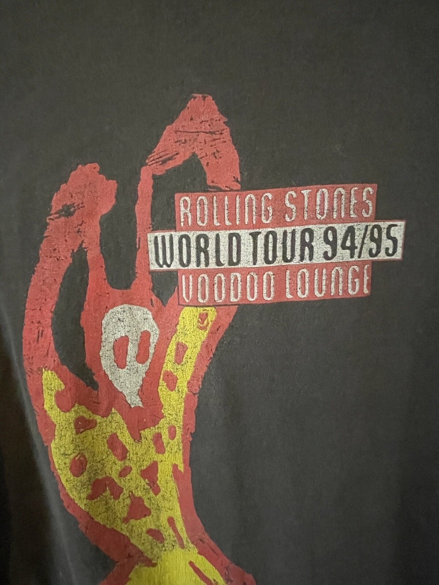 Vintage 1994 Rolling Stones Voodoo Lounge Tour Shirt Band Brockum