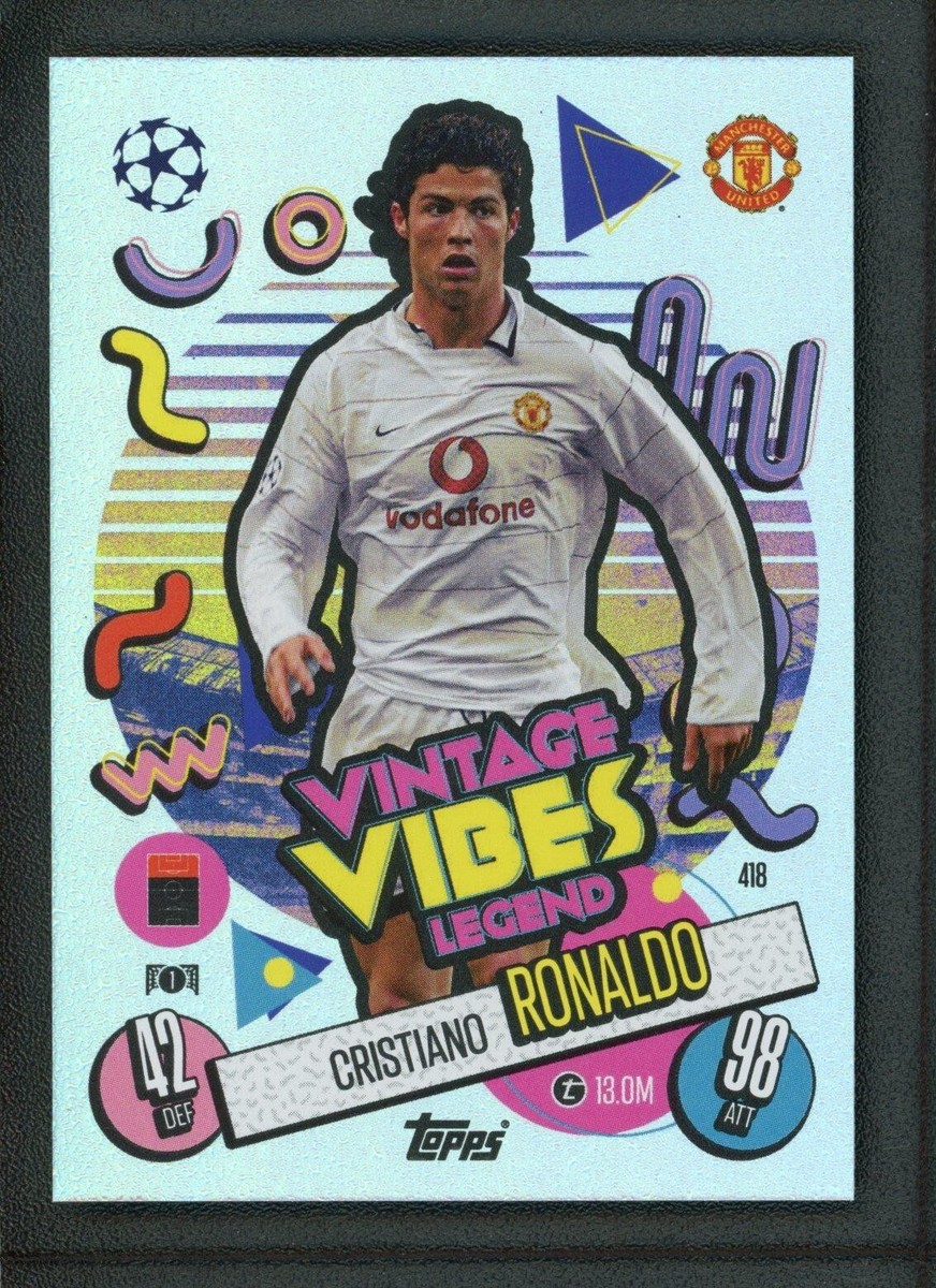CRISTIANO RONALDO TOPPS MATCH ATTAX VINTAGE VIBES LEGEND | eBay