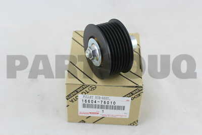 1660476010 Genuine Toyota PULLEY ASSY, IDLE 16604-76010 | eBay