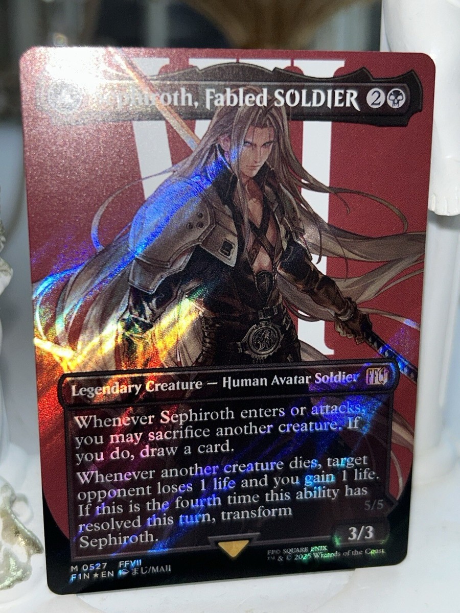 MTG 威名のソルジャー、セフィロス サージ foil ff