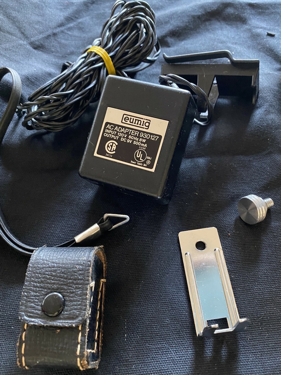 Eumig Sound 30XL 8mm Super 8 movie camera with bag, boom