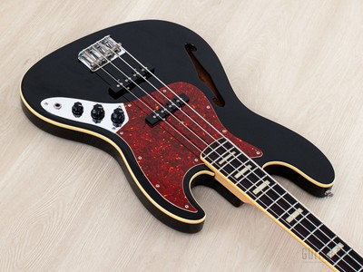 2012 Fender Jazz Bass JB/HO Semi-Hollow Mahogany Body, Blocks