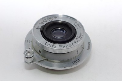 Leica Elmar 3.5cm f3.5 COATED Compact Wide-Angle Lens. LTM . Caps