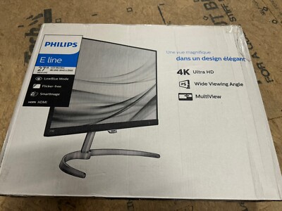 Philips 276E8VJSB 27in 4K LCD Monitor 609585252387| eBay
