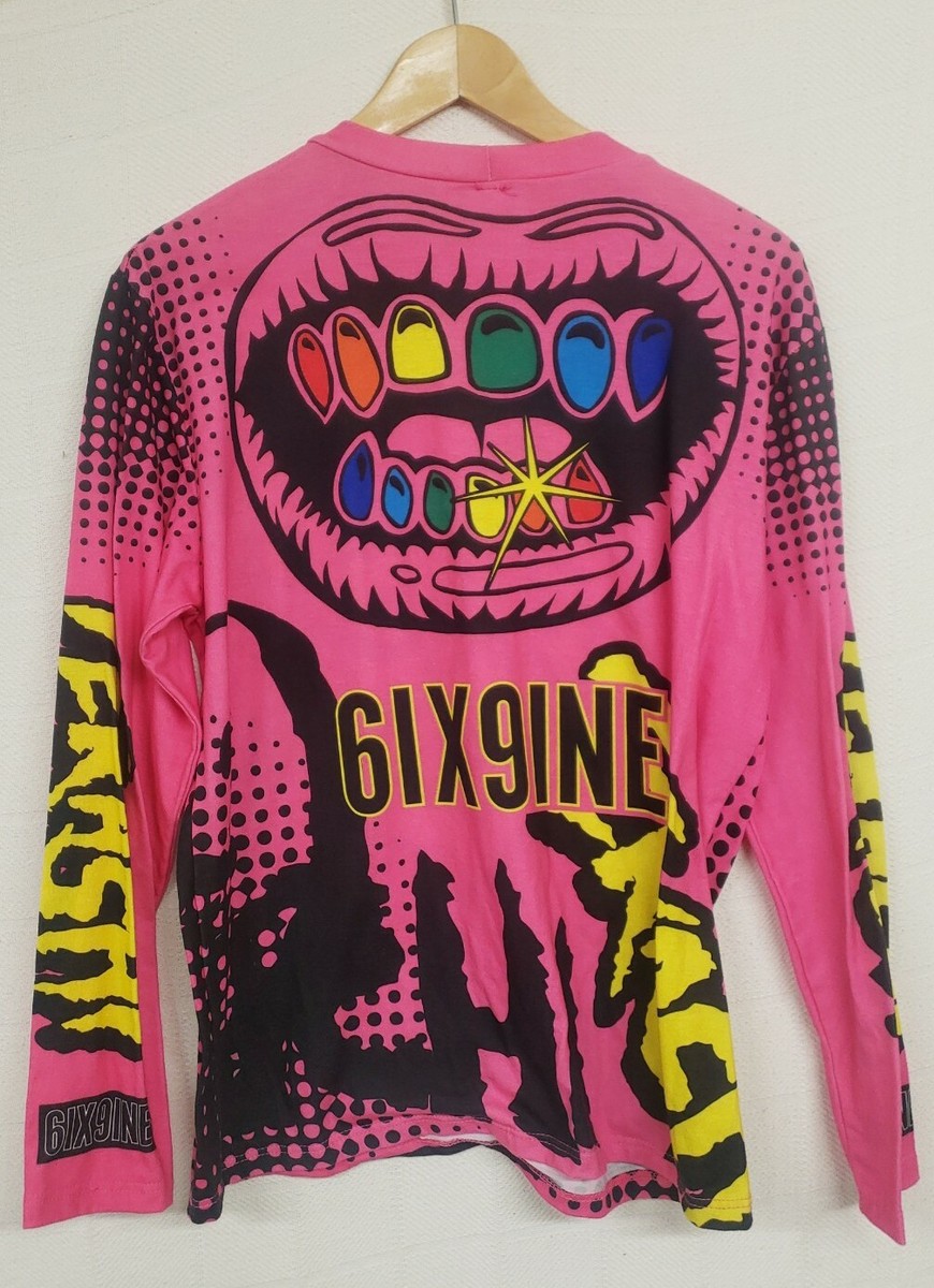 Tekashi 6ix9ine LIMITED Edition Long Sleeve Shirt SIZE M Rare FPS