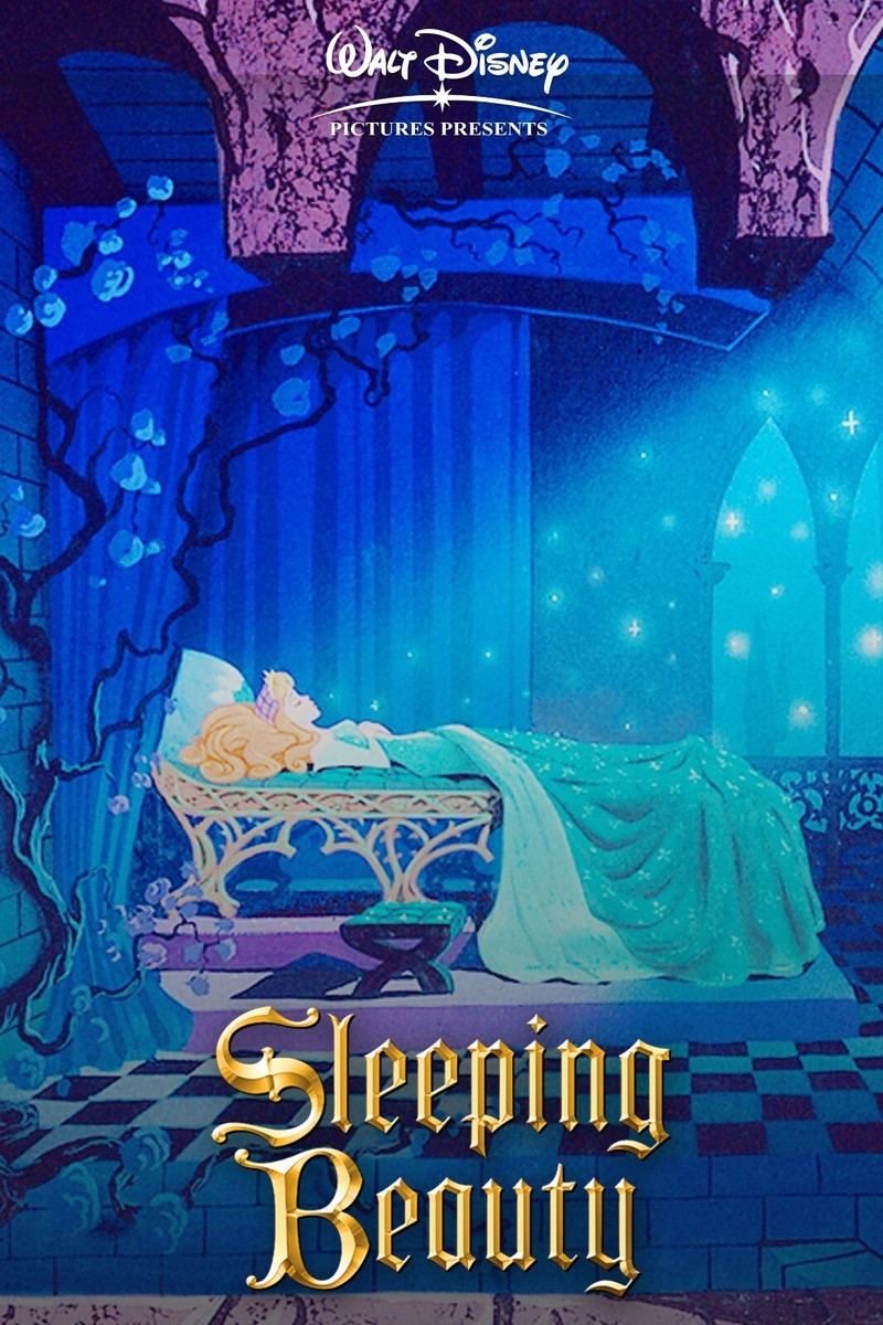 1959 Walt Disneys Sleeping Beauty Movie Poster Print Princess