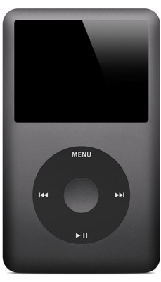 IPOD CLASSIC 6TH GEN GRAY SD 512GB! ROCKBOX! ALUMINIUM METAL FRONT