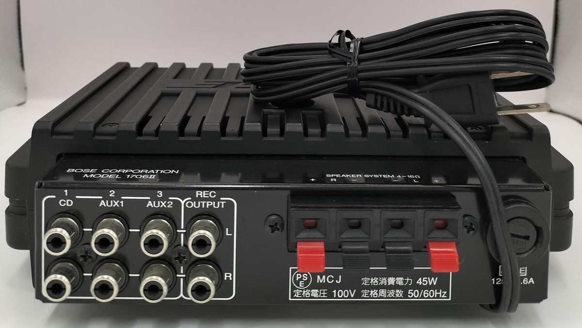 ボーズ BOSE MODEL 1706 II 小型 パワーアンプ 楽天市場】ボーズ(同