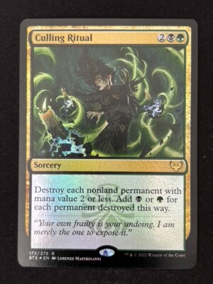 MTG 選別の儀式 プロモfoil 選別の儀式 Culling Ritual⁄プロモfoil B MTG