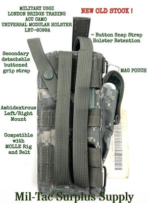 MILITARY USGI LONDON BRIDGE TRADING ACU CAMO UNIVERSAL MODULAR