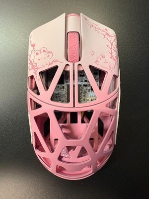 マウス・トラックボール WLMOUSE BeastX Pro Tempered Pink Rabbit
